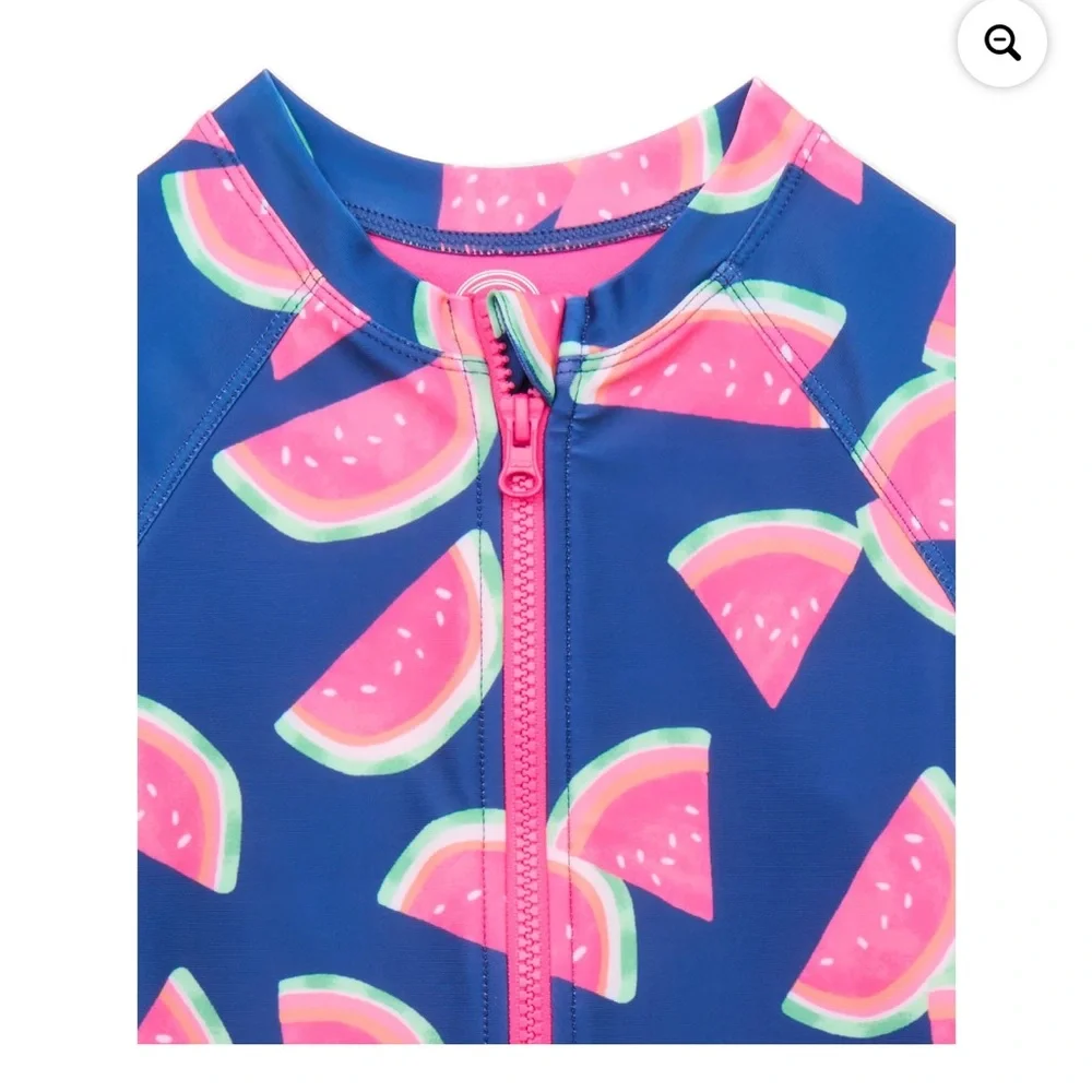 NWT Wonder Nation long sleeved swimsuit one piece tankini set size large 10/12‎